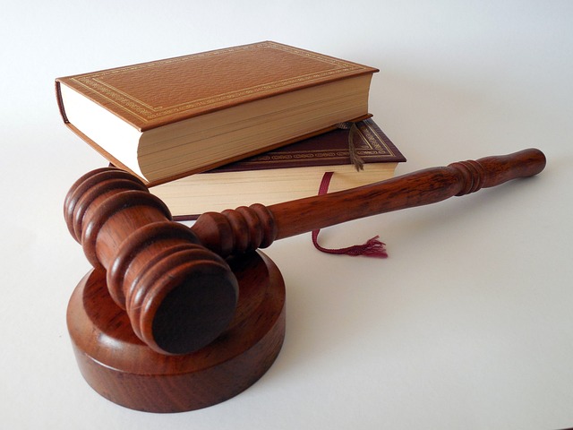 A judge's gavel and books, symbolizing law and order